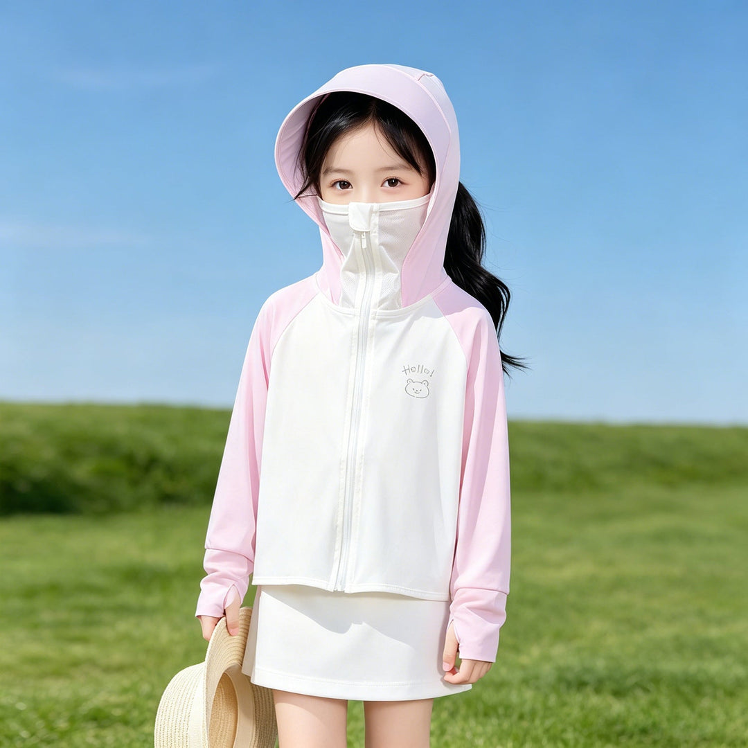 Jacket kids with protection UV breathable lightweight