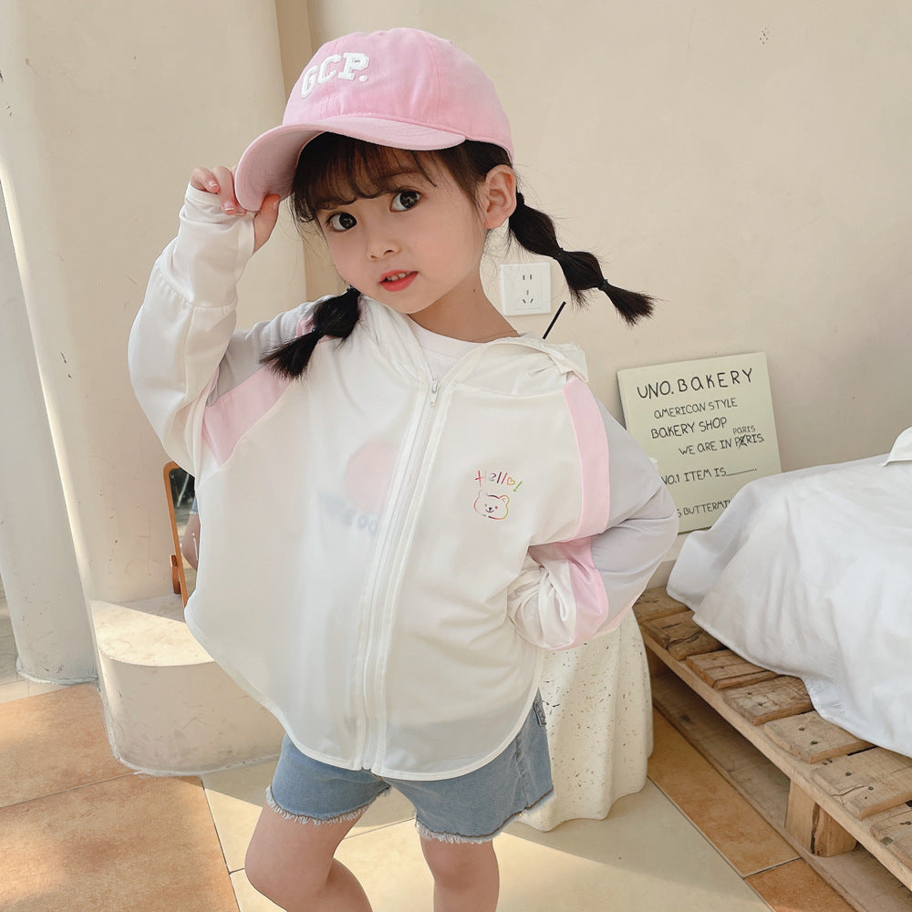 Jacket unisex with protection UV breathable lightweight