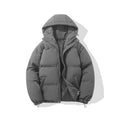 Men's padded hooded insulation jacket with Thermowatt padding and drawstring