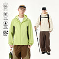 Men's waterproof ultralight hooded shell jacket with ventilation zones and sealed seams Drune