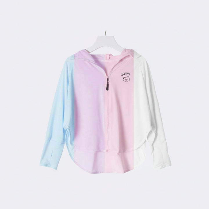 Jacket kids with protection UV breathable lightweight