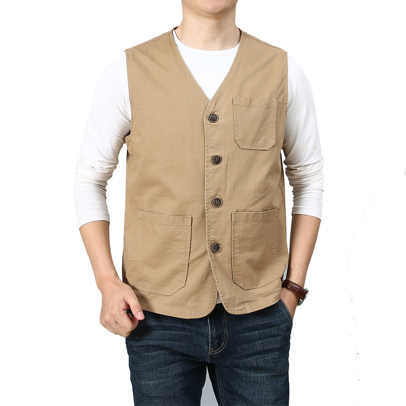 Gilet unisex warm with pockets long