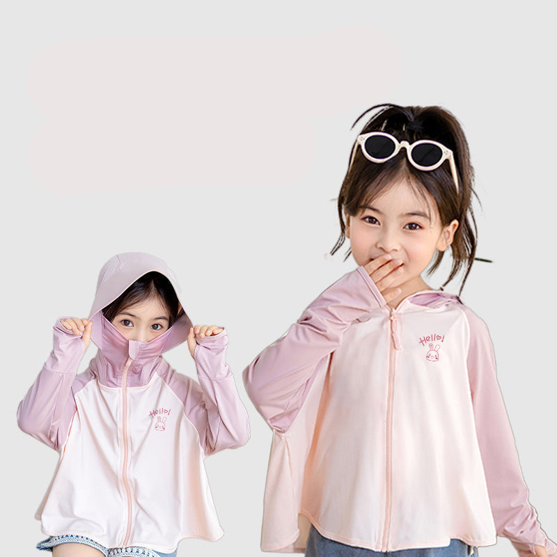 Jacket kids with protection UV breathable lightweight