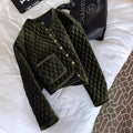 Women Patterned Quilted Jacket