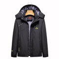 Women's Quilted Winter Jacket with Fleece Lining, Removable Hood, and Waterproof Softshell Outer Layer
