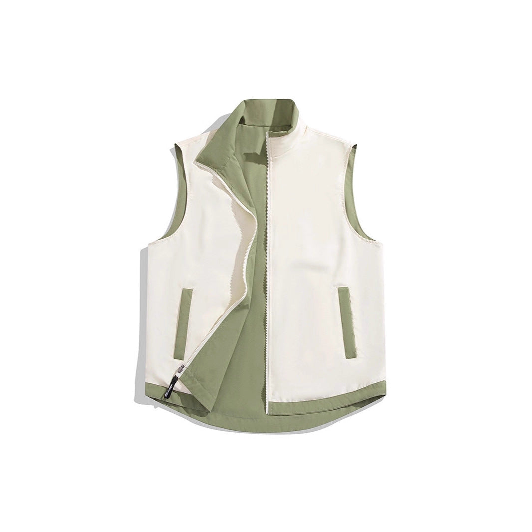 Gilet unisex windproof lightweight quilted