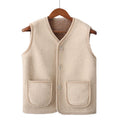 Women's Gilet warm with pockets elegant