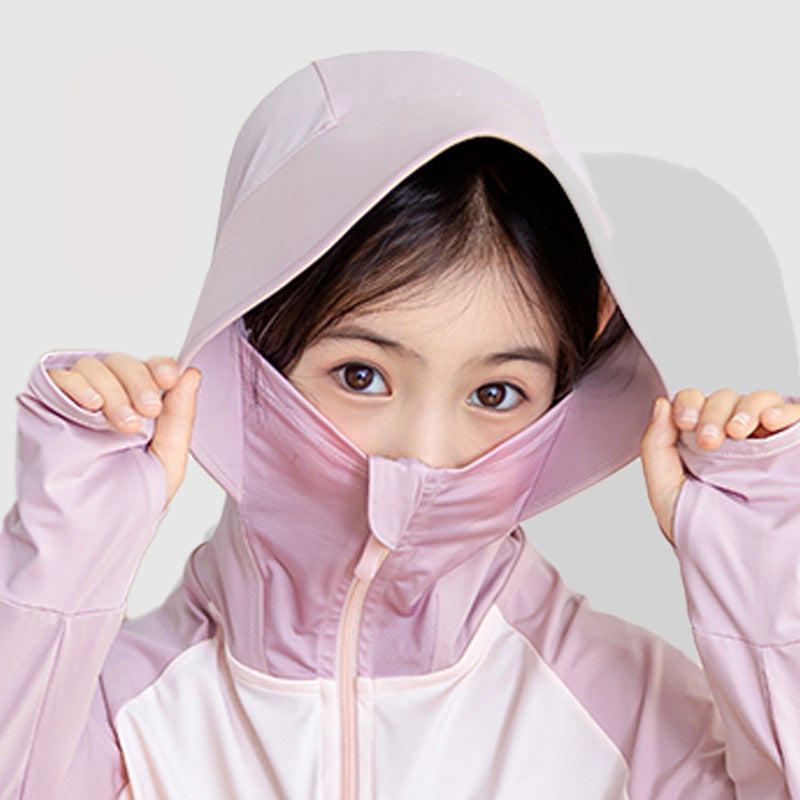 Jacket kids with protection UV breathable lightweight