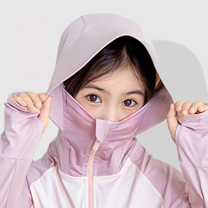 Jacket kids with protection UV breathable lightweight