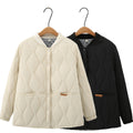 Jacket quilted women's lightweight padded warm