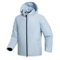 Men's Minimalist Thermal Hoodie Jacket with Quilted Insulation and Concealed Zip