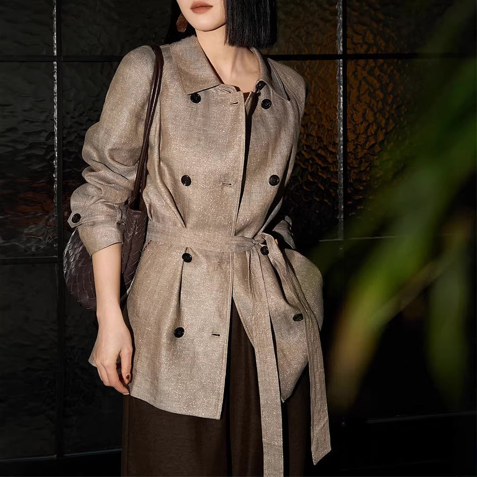 Women Elegant and Timeless Trench Coat
