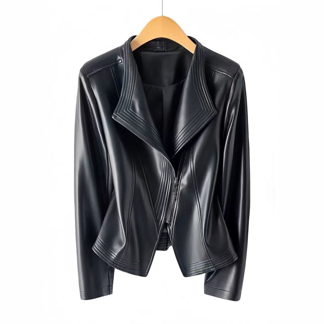 Jacket with Faux leather Women&