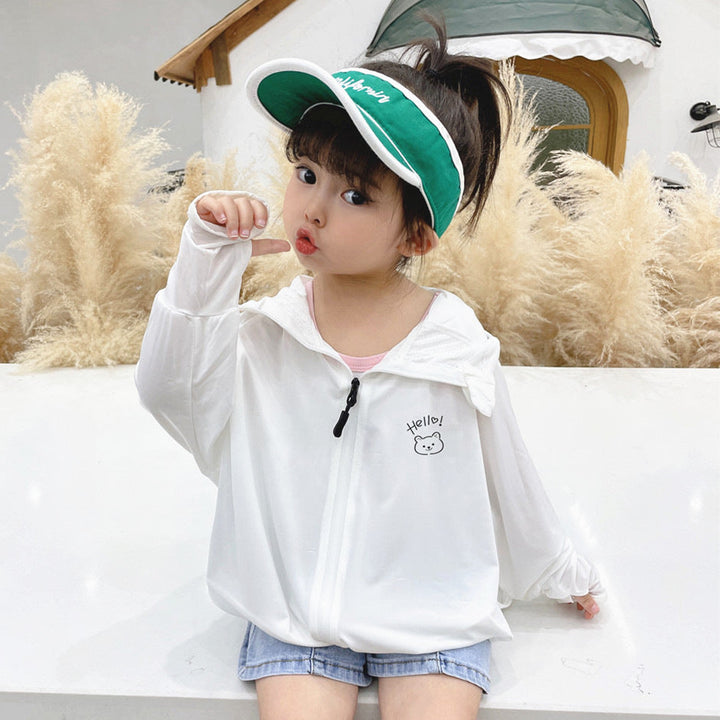 Jacket unisex with protection UV breathable lightweight