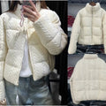 Jacket quilted women's lightweight padded winter