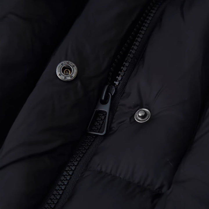 Women Quilted Oversize Parka with XXL Hood and Flap Pockets