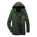 Men's Thermo-field Parka with Sherpa Lining, Multifunctional Pockets and Hood