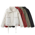 Jacket quilted Women's Windproof lightweight padded