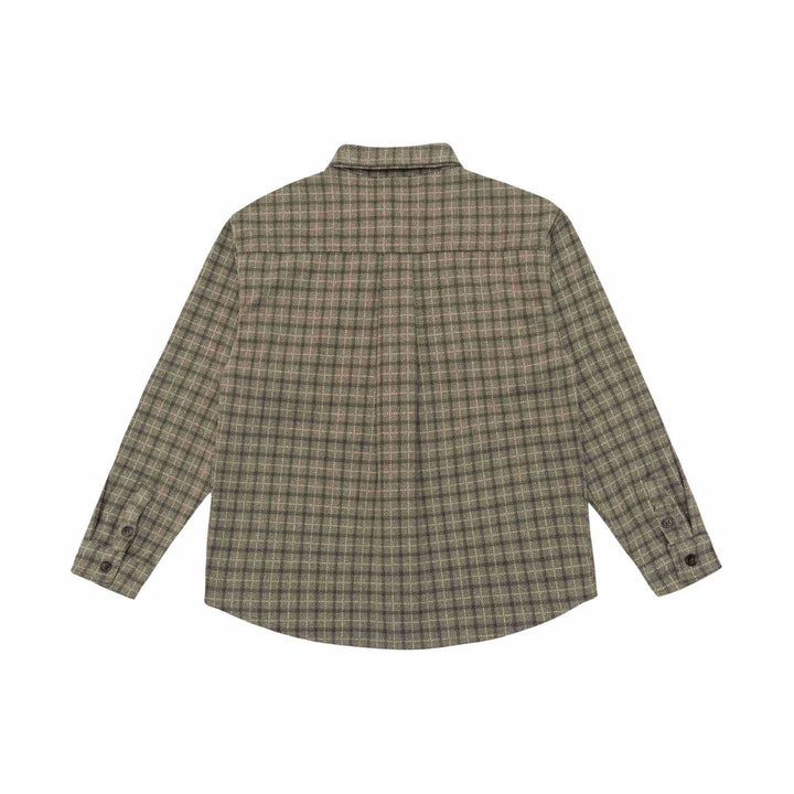 Unisex Checked Shirt Jacket-Overshirt made of Wool Blend