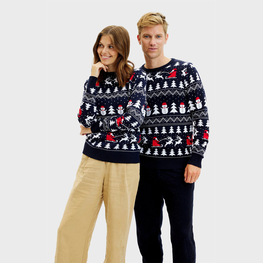 | The stylish Christmas sweater Navy Men&