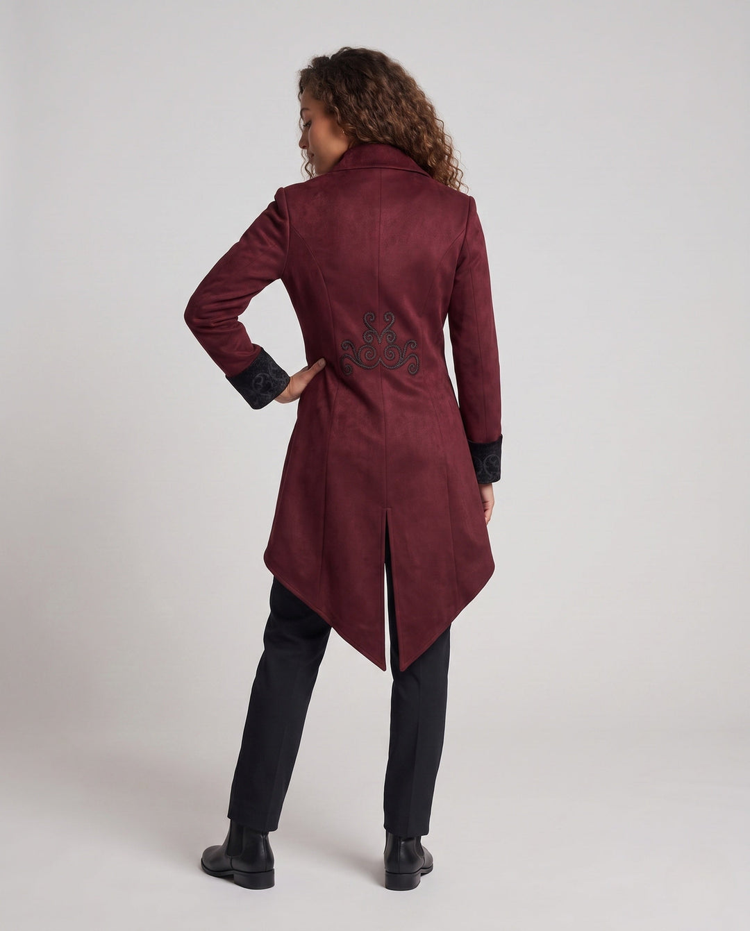 Women Elegant and artistically decorated quilted jacket