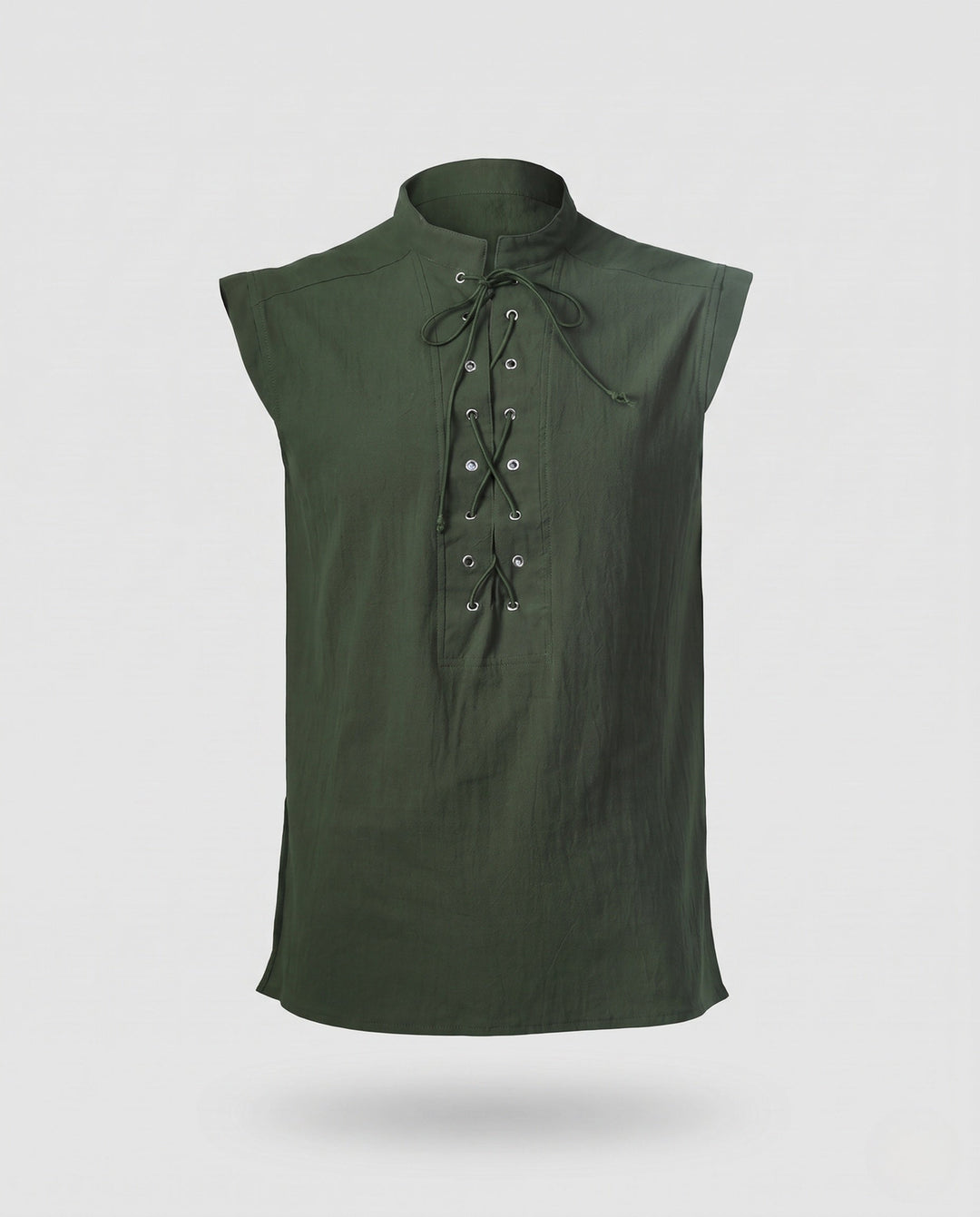 Women Casual Leather Vest with Fringe and Buttons