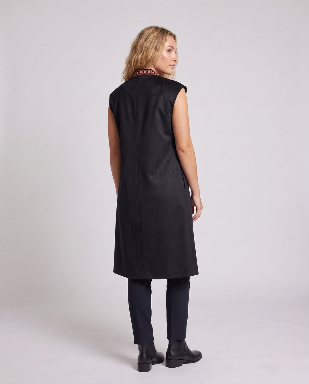 Ladies luxury vest with elaborate embroidery