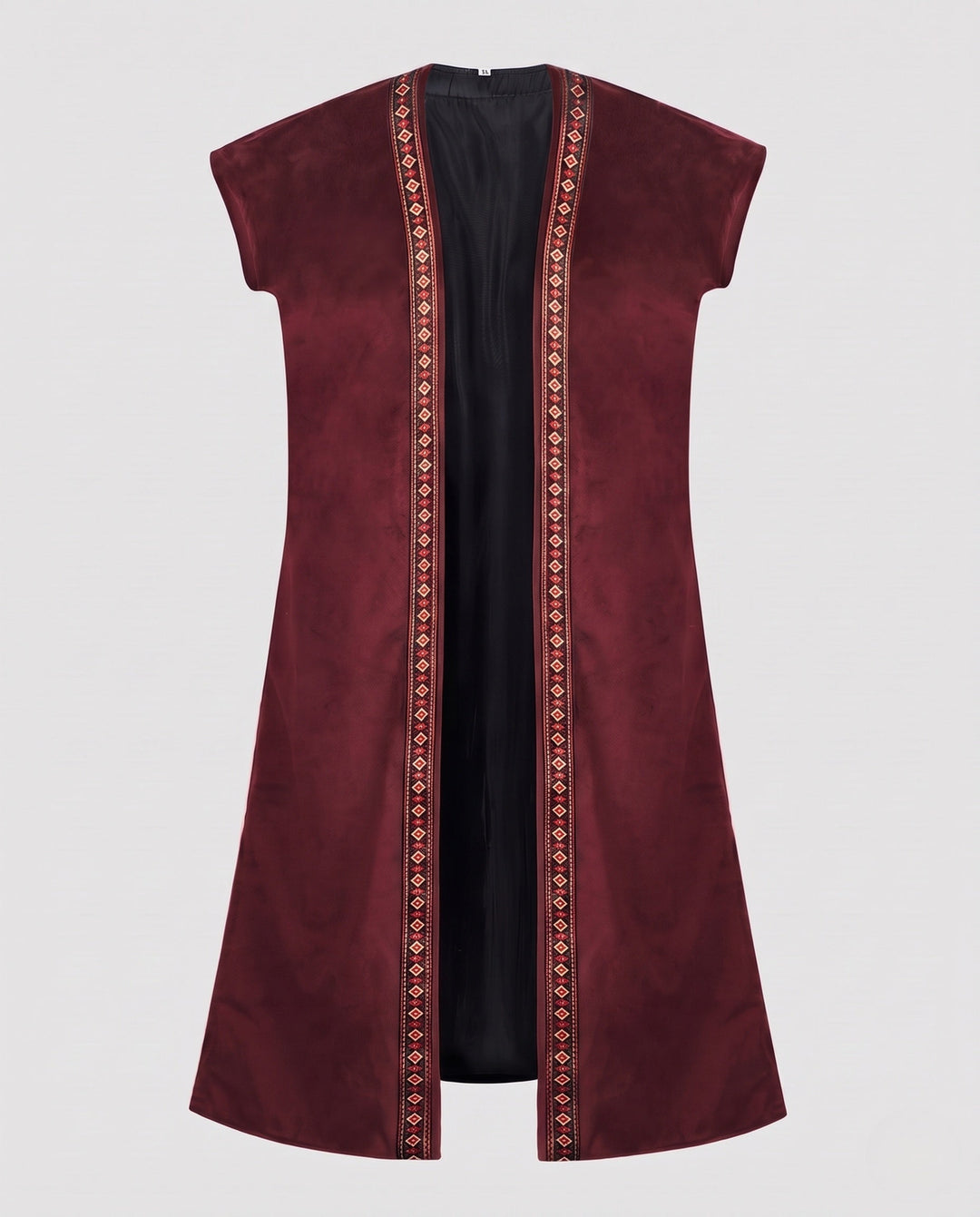 Ladies luxury vest with elaborate embroidery