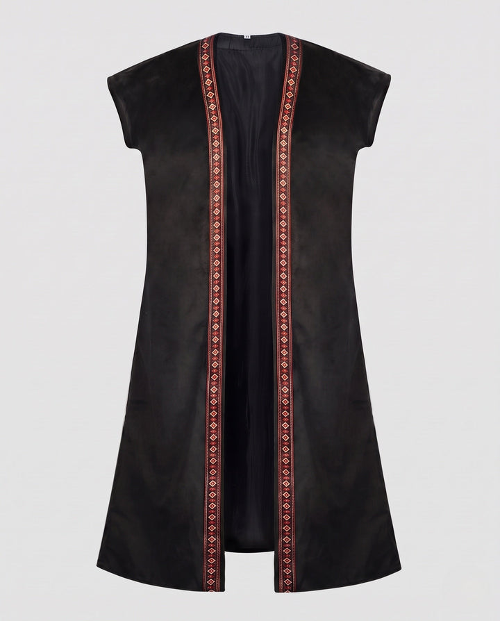Ladies luxury vest with elaborate embroidery