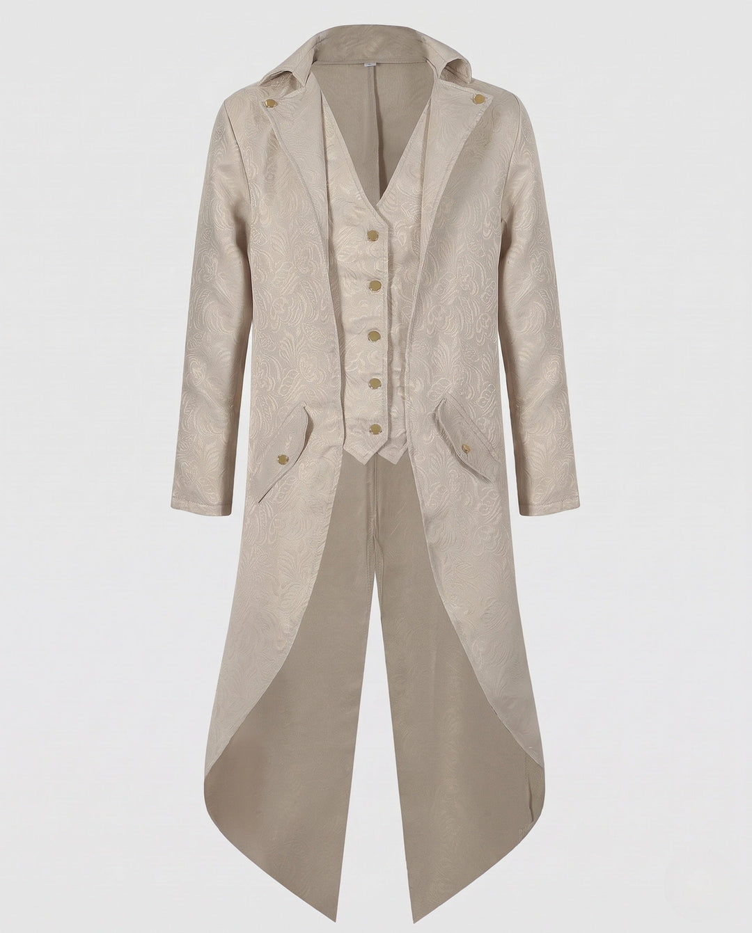 Women Oversized Jacket with Artistic Pattern and Elegant Button Closure