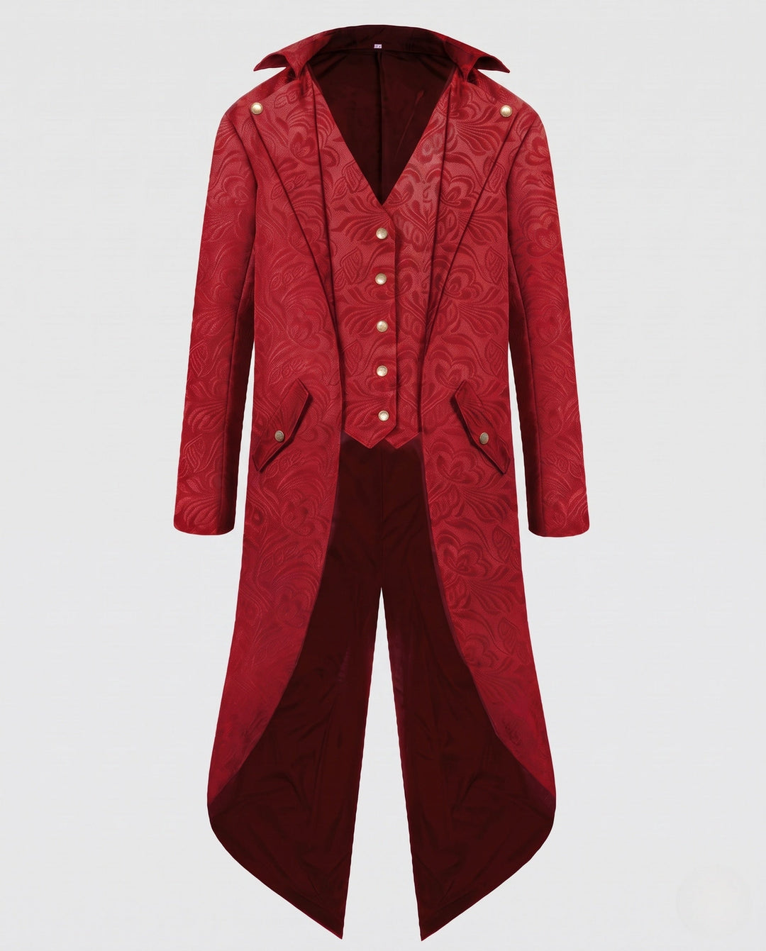 Women Oversized Jacket with Artistic Pattern and Elegant Button Closure