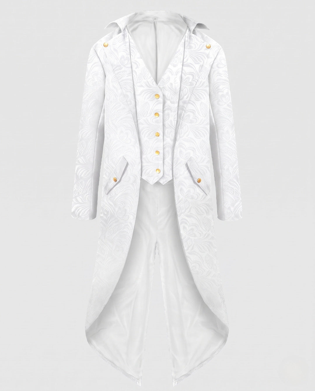 Women Oversized Jacket with Artistic Pattern and Elegant Button Closure