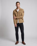Men's Field Jacket with practical pockets - snap-button fastening for work and everyday wear
