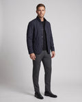 Men's Field Jacket with stand collar, water-repellent finish - for transitional weather