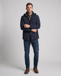 Men's Field Jacket with hood, multiple pockets - for transitional weather