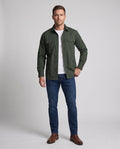 Men's Shirt Jacket with multiple pockets - breathable construction for outdoor activities
