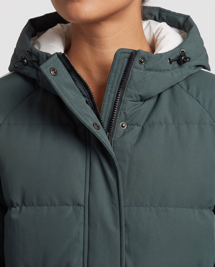Women’s Modern Quilted Jacket with Hood