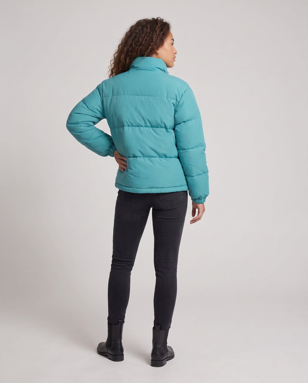 Women Retro Functional Quilted Jacket