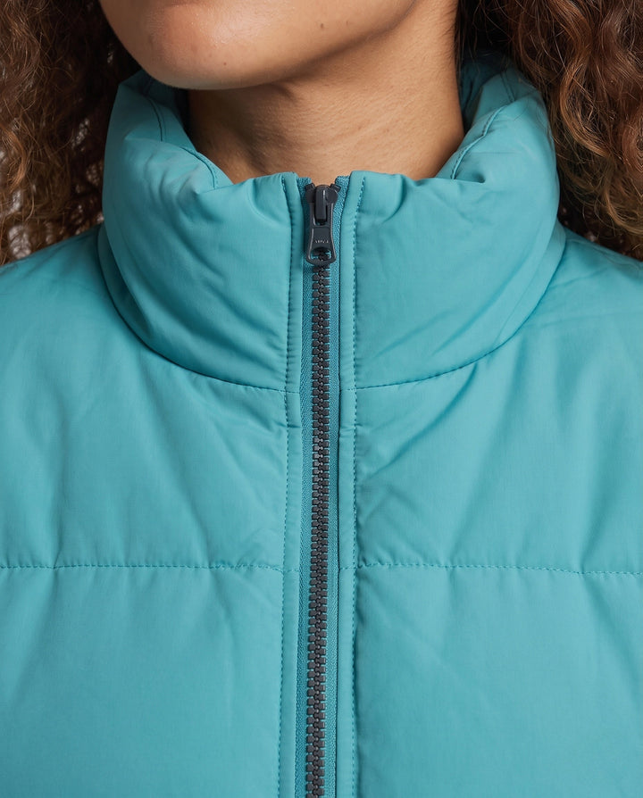 Women Retro Functional Quilted Jacket