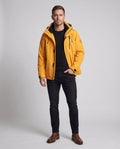 Men's water-repellent Two-w-One jacket outdoor with Removable fleece inner jacket, hood & Multifunctional pockets