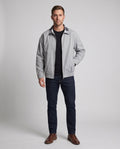 Men's jacket casual with In check Collar