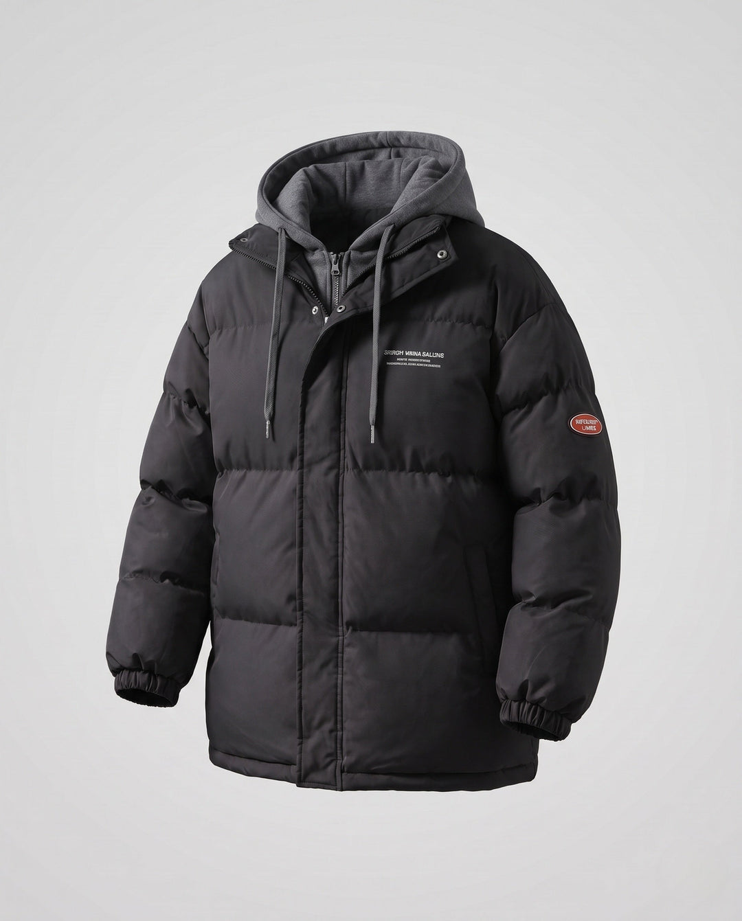 Women Fashionable Quilted Jacket with Hood
