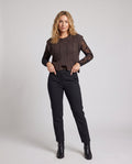 Ladies Knitted Lace Sleeveless Vest with Shell Hem