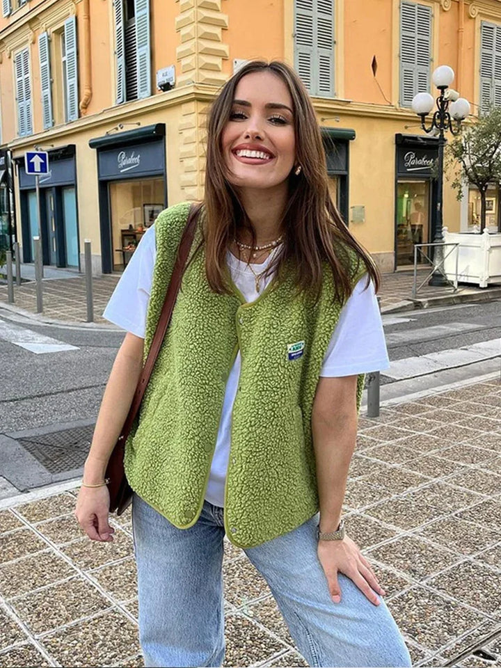 Quality fleece gilet