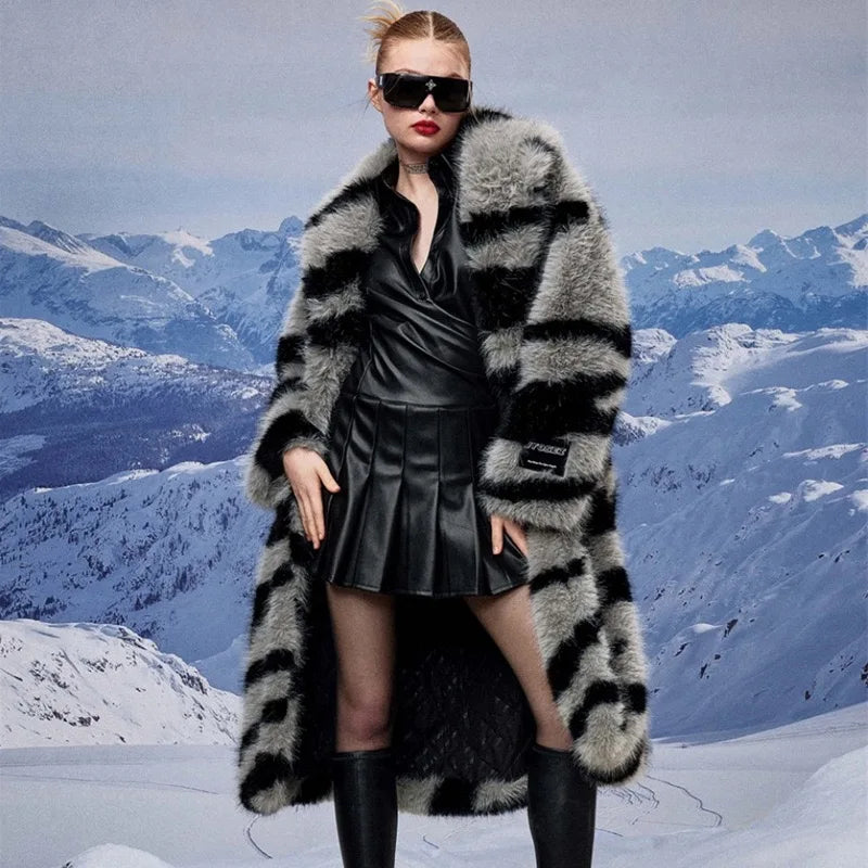 Long Fur coat Women&