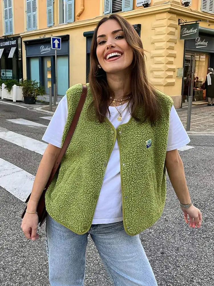 Quality fleece gilet
