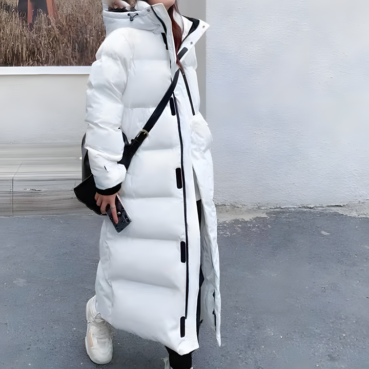 Windproof long elegant jacket