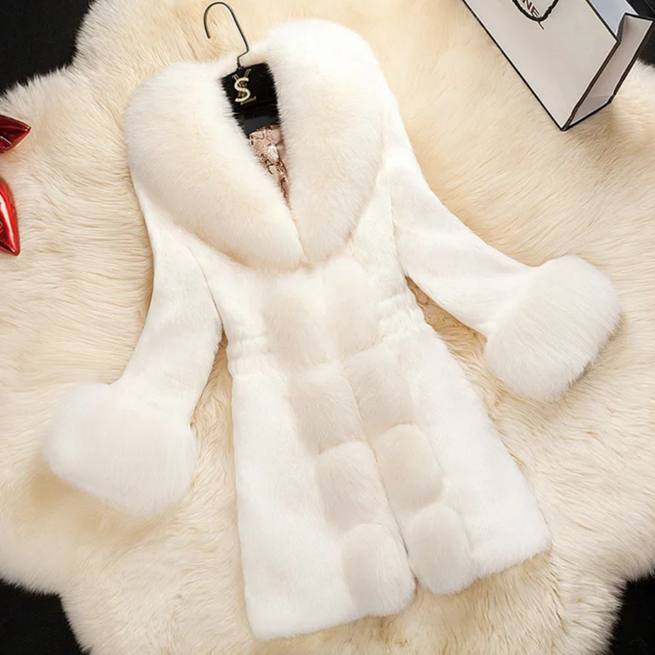 Jacket with Fur processing Stylish Women&