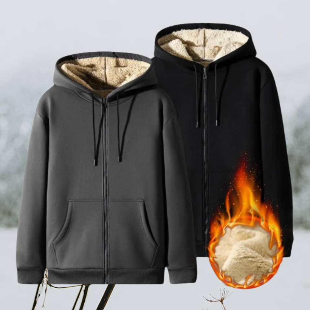 Cozy Unisex Sheepskw hooded jacket