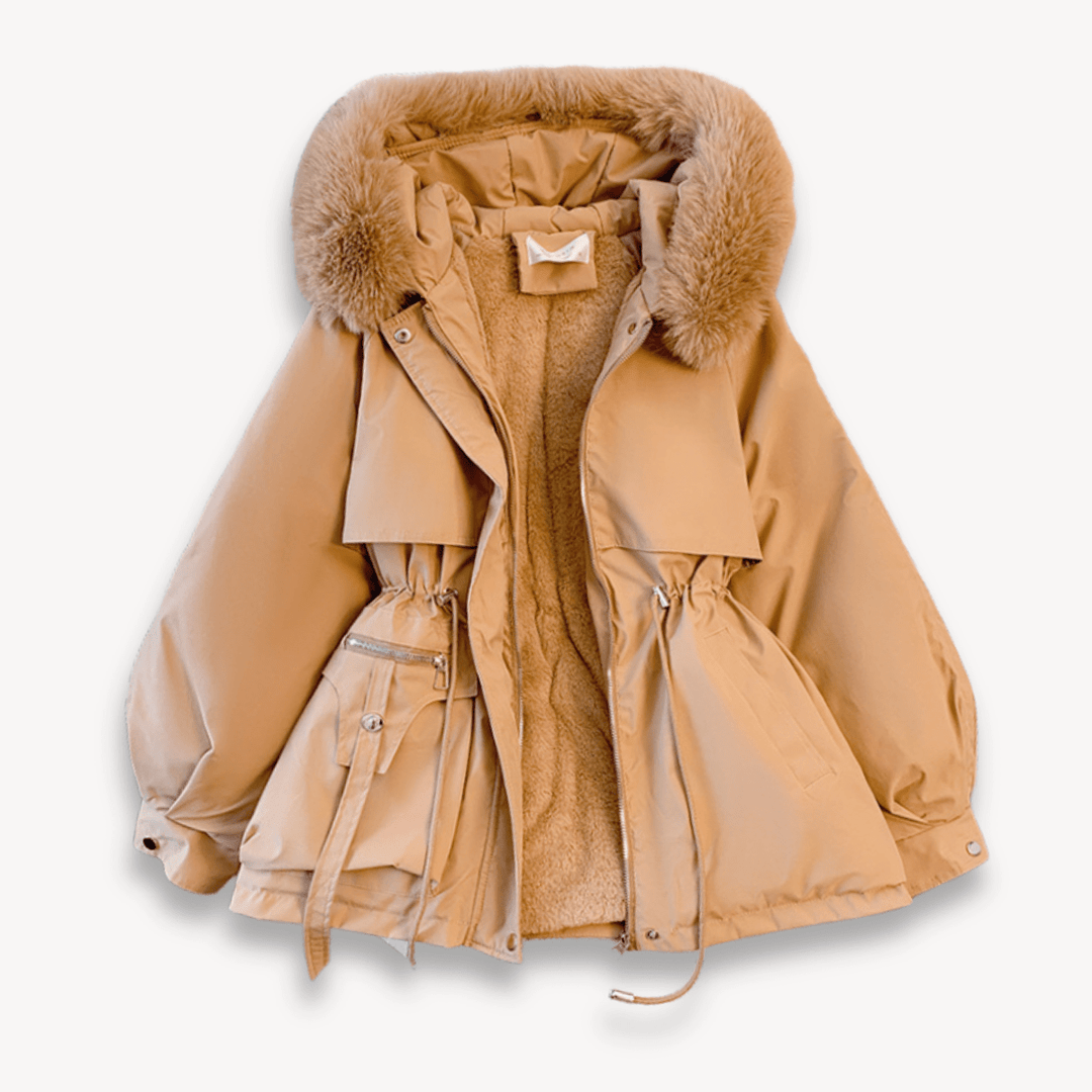 water-repellent faux fur Lined parka women&